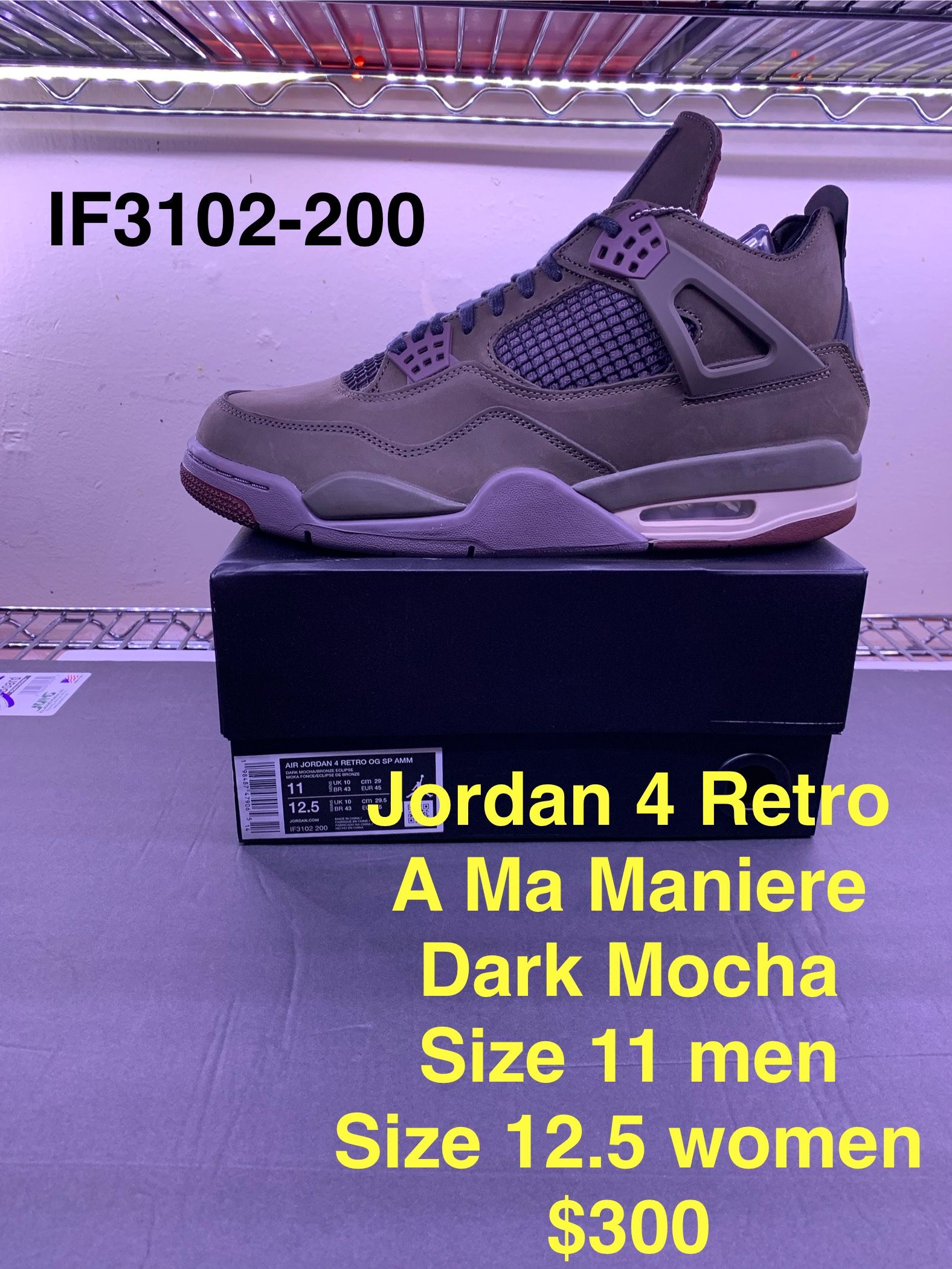 Jordan 4 A Ma Maniere - photo 3