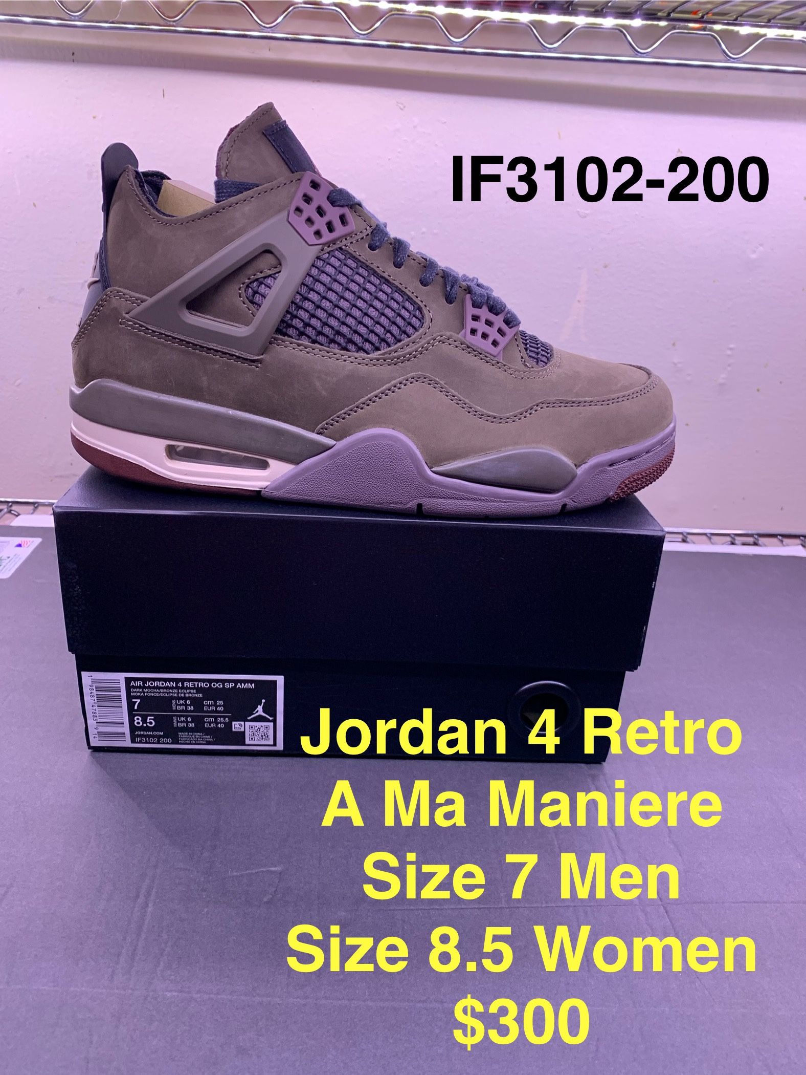 Jordan 4 A Ma Maniere - photo 4