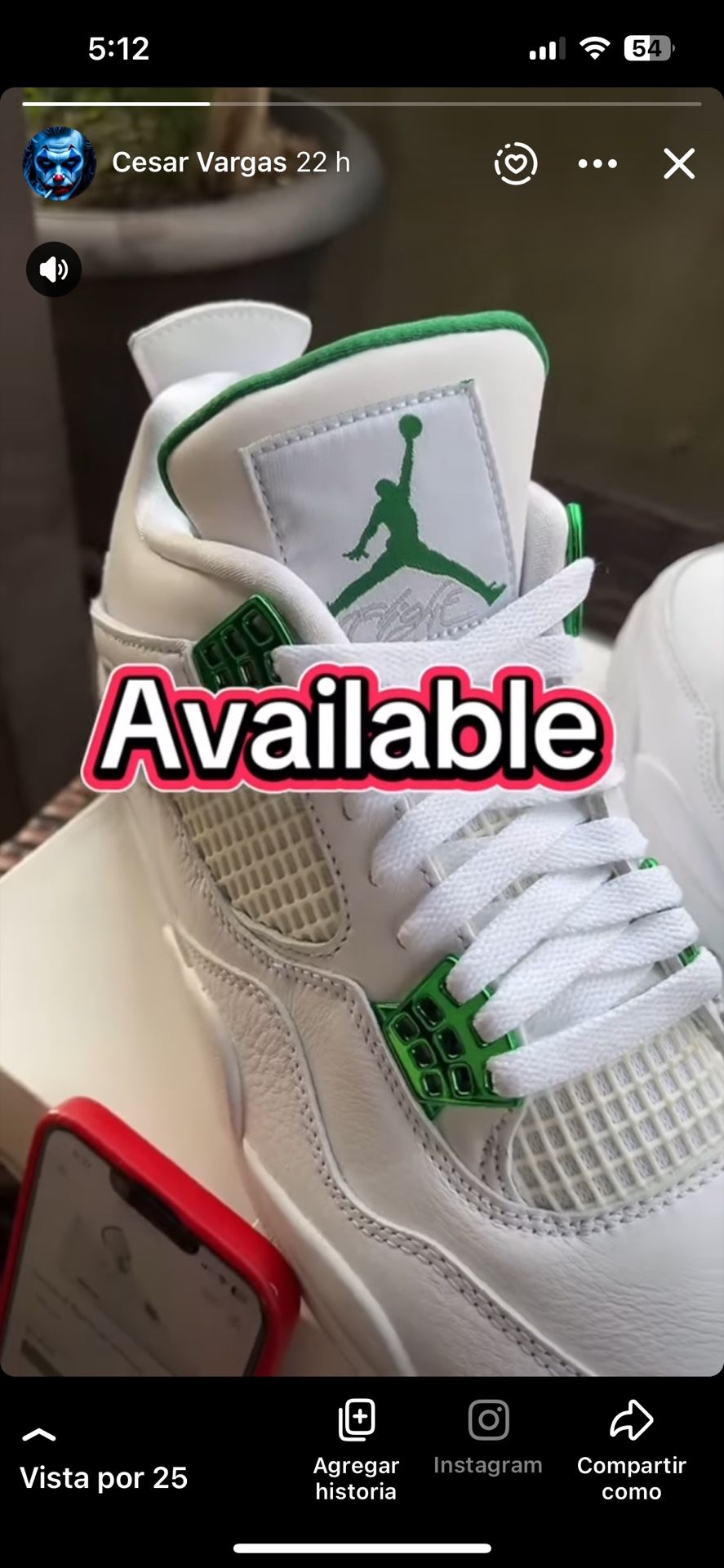 Jordan 4 Green Metallic - photo 2