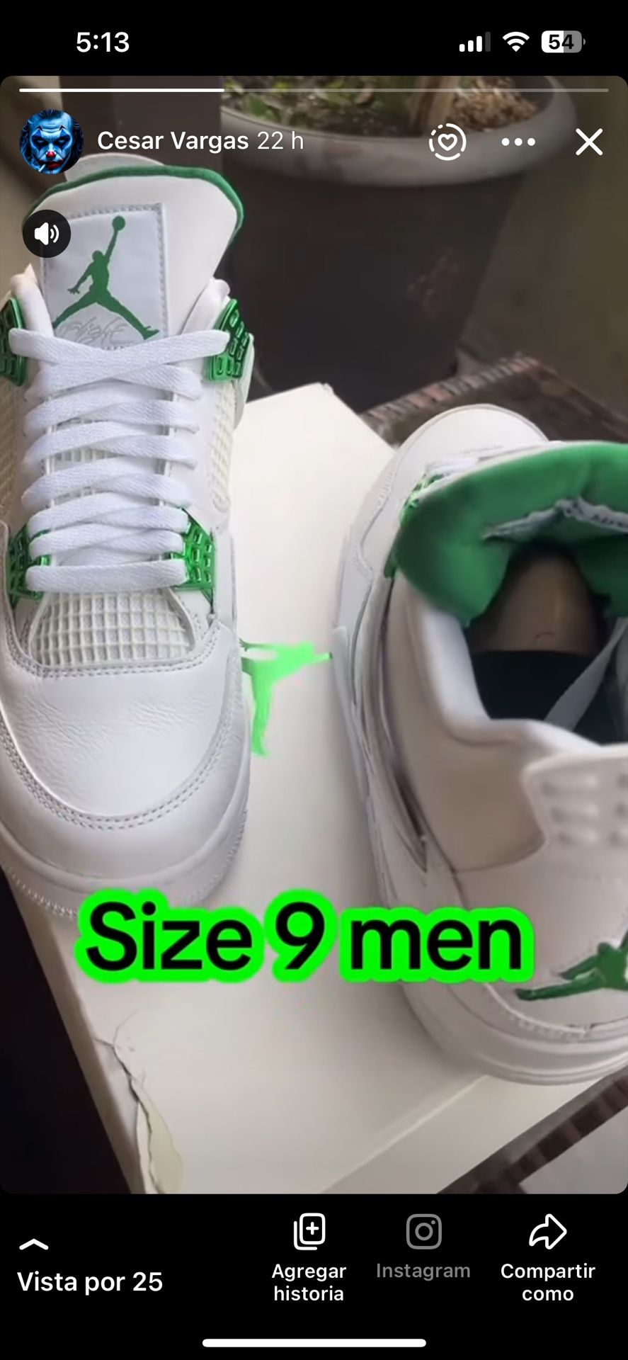Jordan 4 Green Metallic - photo 3