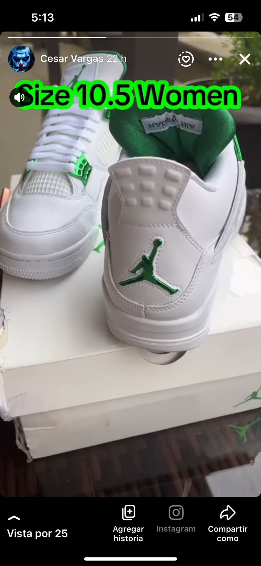 Jordan 4 Green Metallic - photo 4