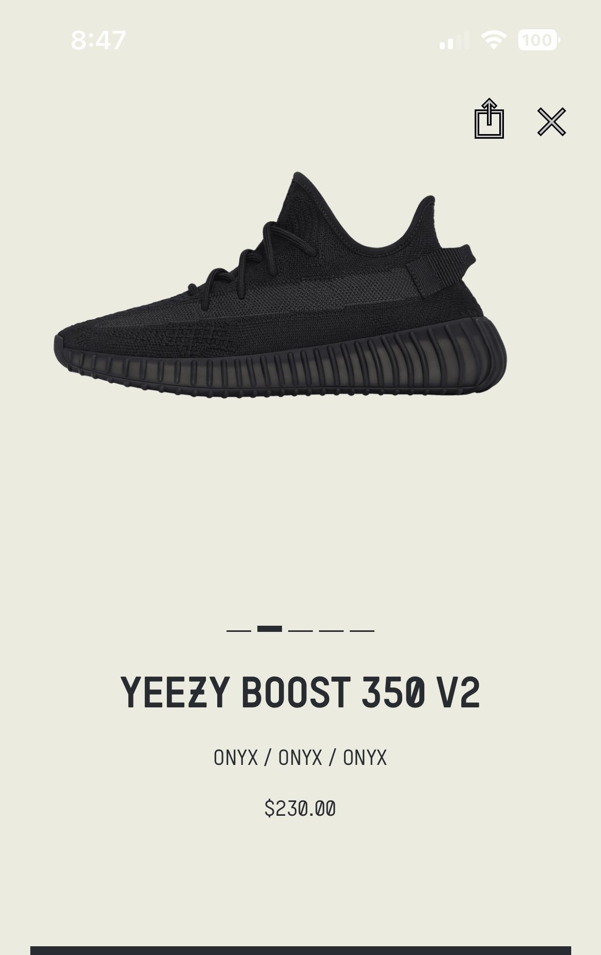 Adidas Yeezy 350 Black - photo 4