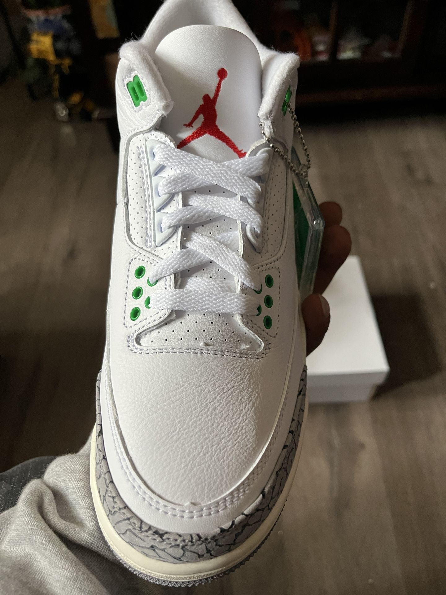 Jordan Retro 3 Green - photo 5