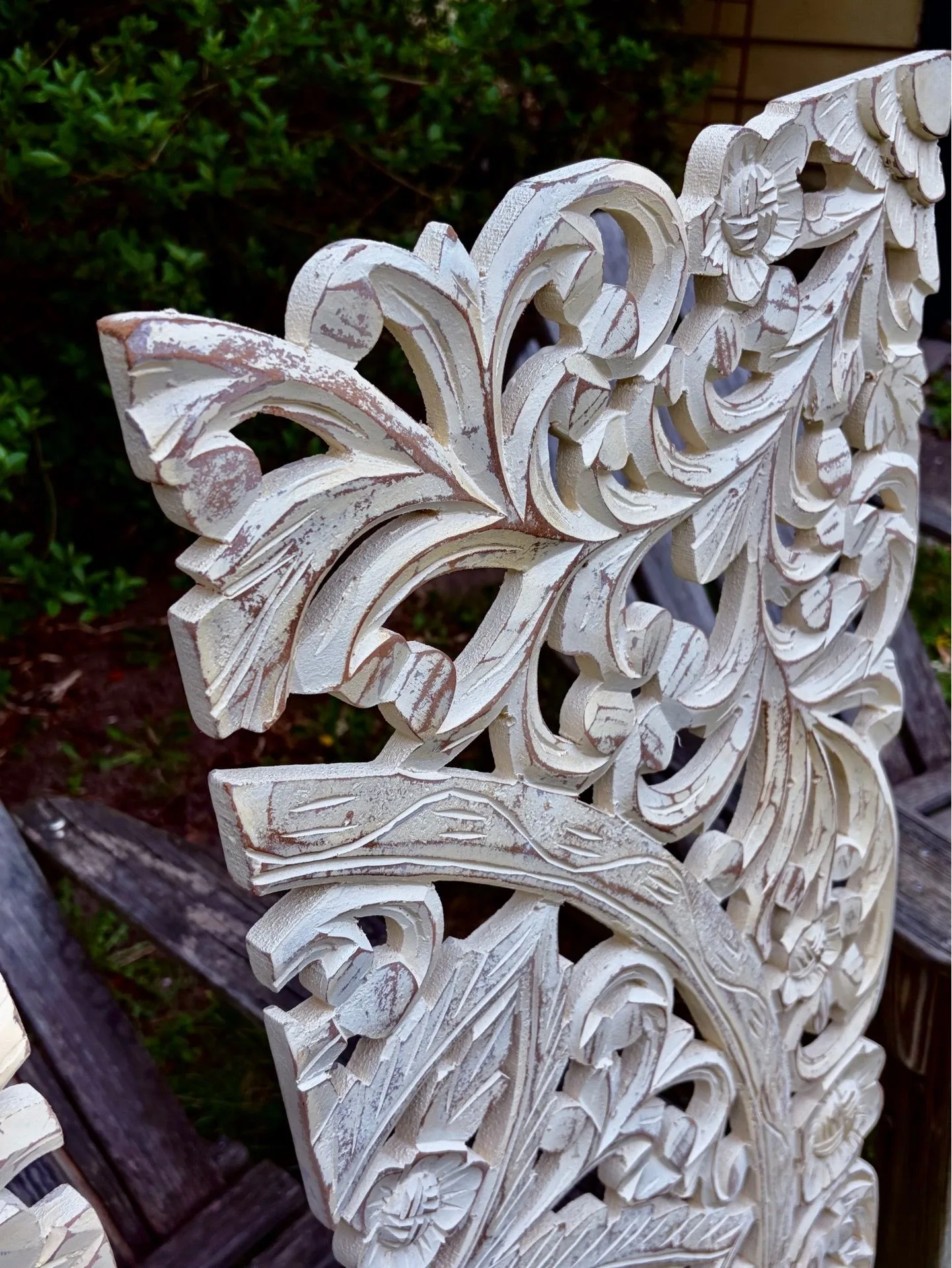 Carved Wood Duo Panels - photo 2