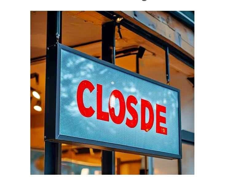 P6 Outdoor LED Sign 40"x17" Full Color Scrolling Sign