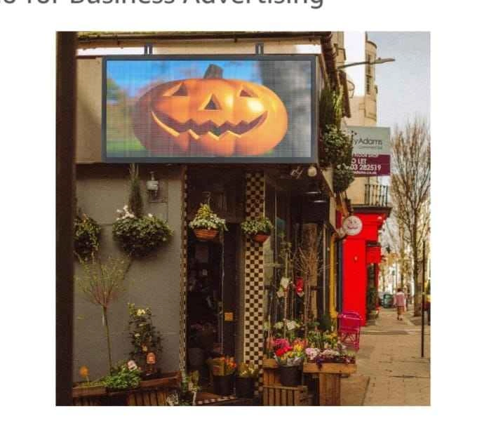 P6 Outdoor LED Sign 40"x17" Full Color Scrolling Sign - photo 5