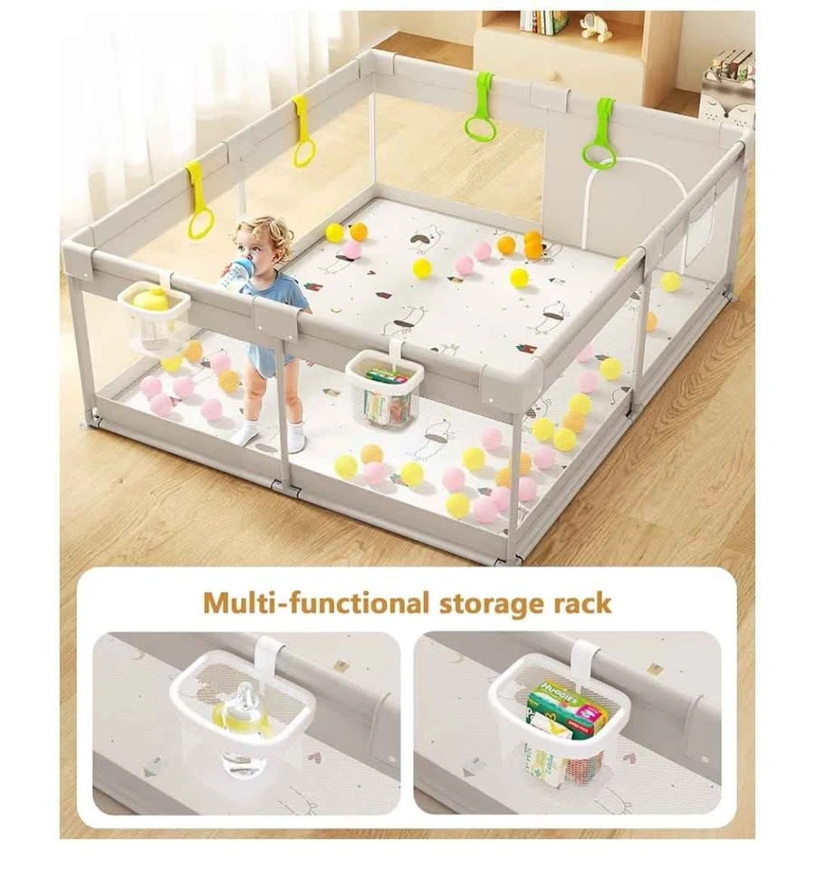Large Safe Baby Playpen - 59x71inch Extra Large Play Pen with Ma - photo 2