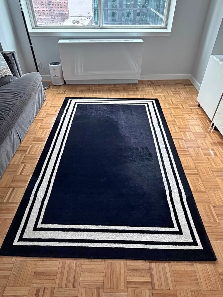 Pottery Barn Style Wool Rug 5 by 8 Excellent Condition - AVAILAB