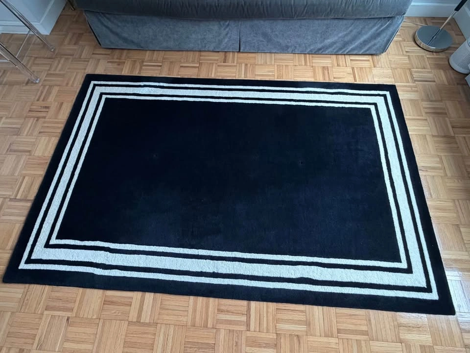 Pottery Barn Style Wool Rug 5 by 8 Excellent Condition - AVAILAB - photo 2