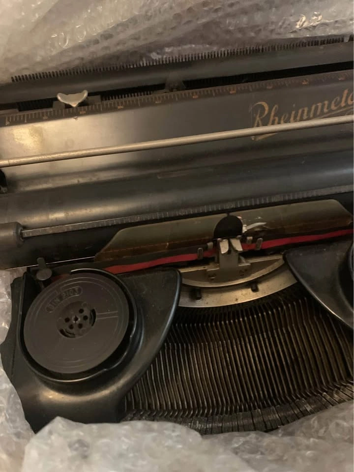 Vintage Rheinmetall-Borsig Typewriter (1930s-40s) - Working QWER - photo 4