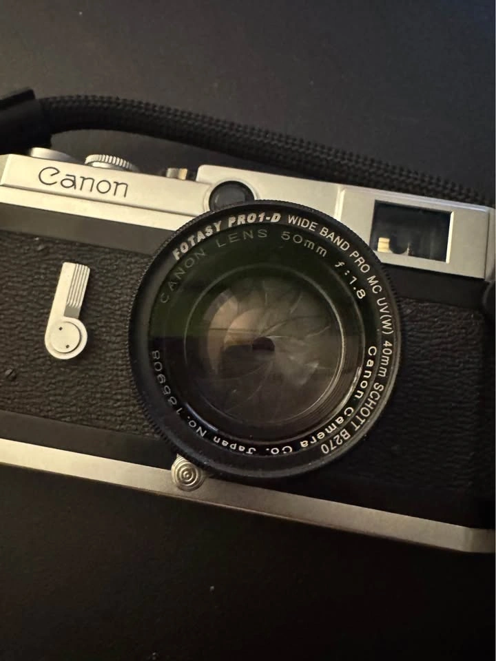 Rare Canon VIL (6L) Rangefinder Film Camera w/ 50mm f1.8 Lens - photo 4