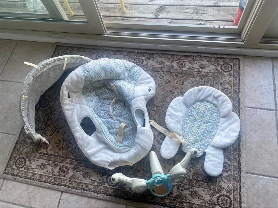 Baby Swing Cover and straps
