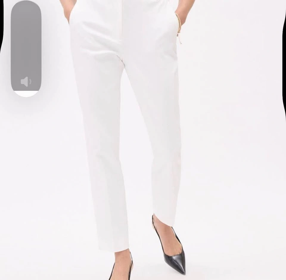 RW&CO. White Cropped Ankle Dress Pants - Size L - photo 2