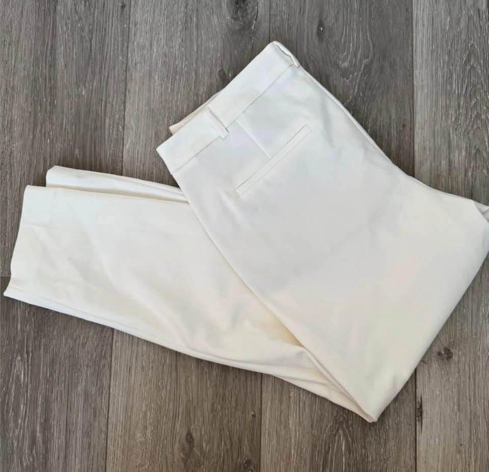 RW&CO. White Cropped Ankle Dress Pants - Size L - photo 4