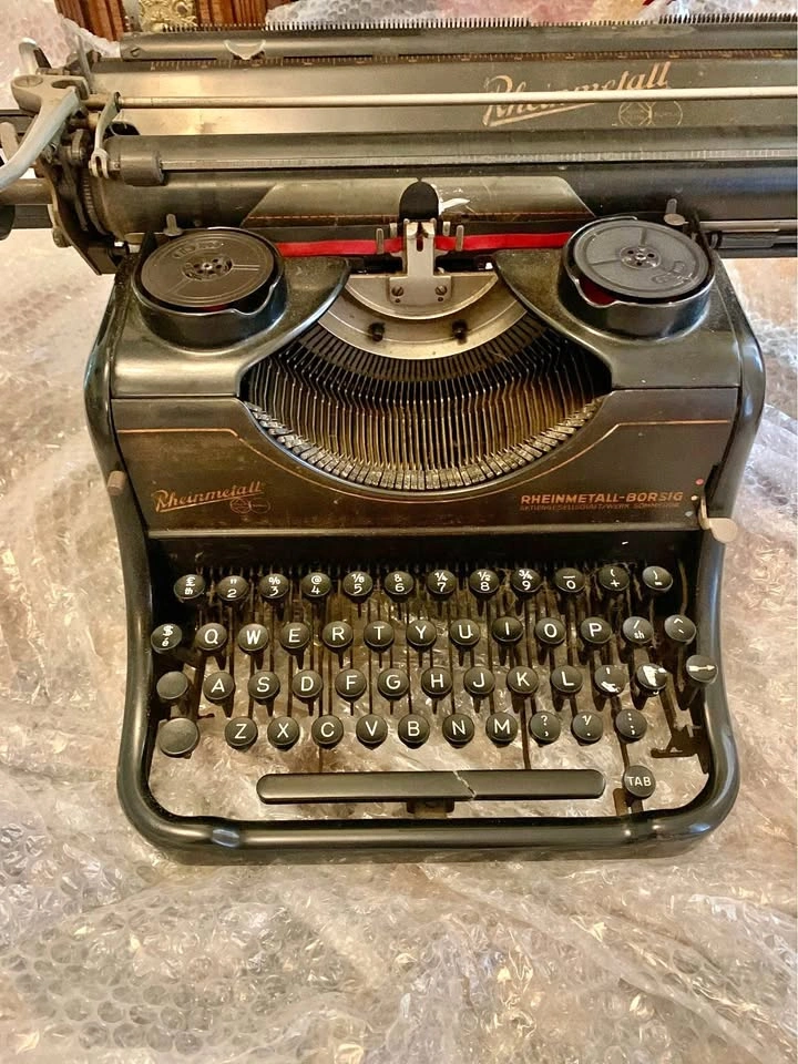 Vintage Rheinmetall-Borsig Typewriter (1930s-40s) - Working