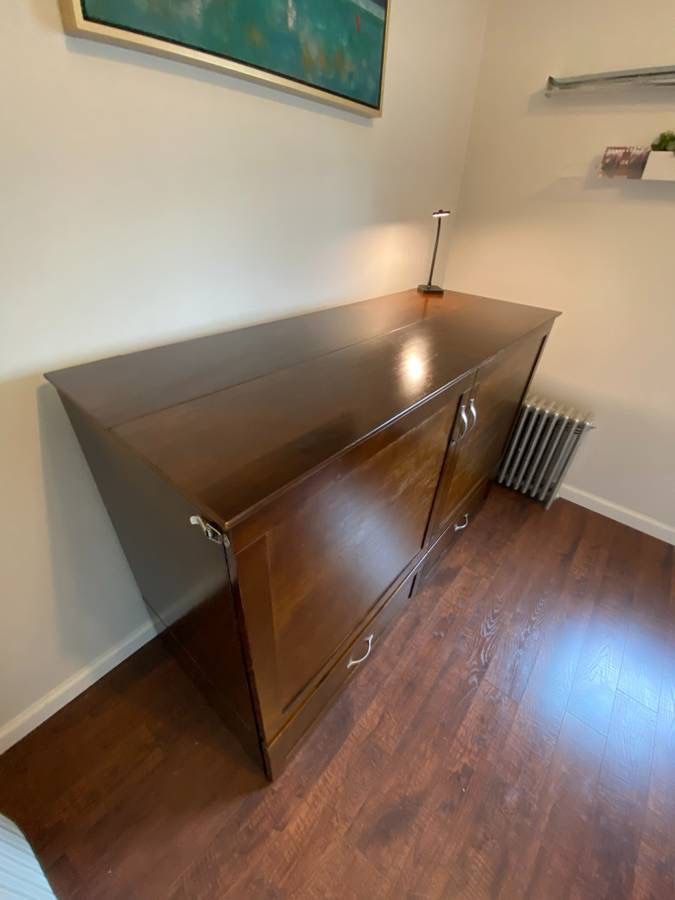 Queen Sized Murphy Bed - Cabinet - Tri-fold Mattress - Under Bed - photo 2