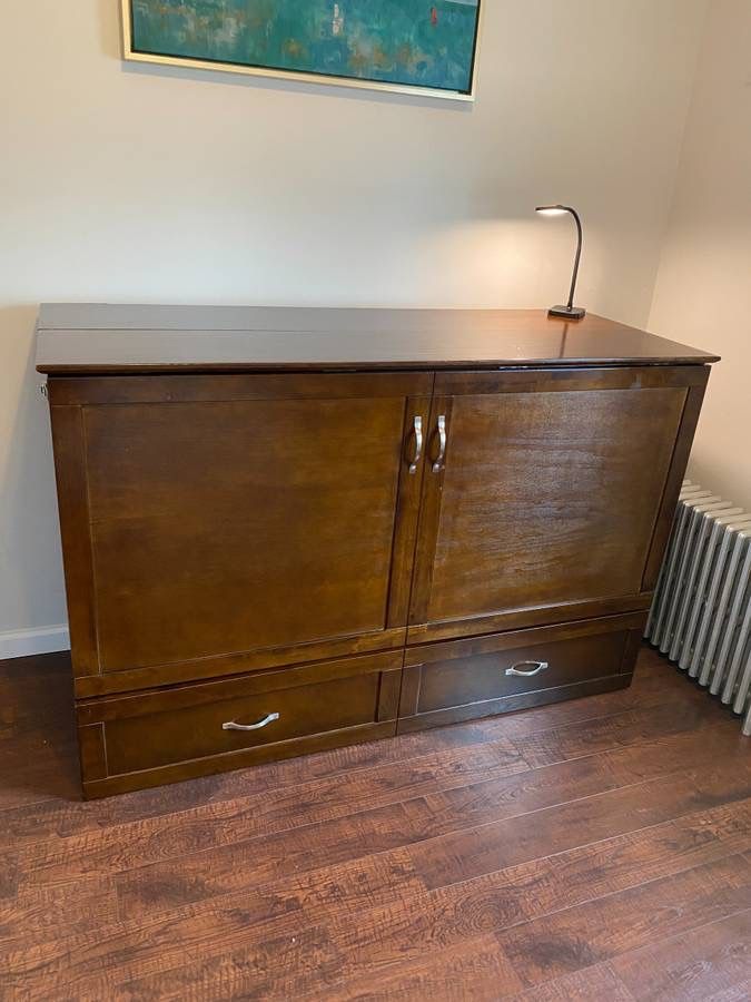 Queen Sized Murphy Bed - Cabinet - Tri-fold Mattress - Under Bed - photo 3