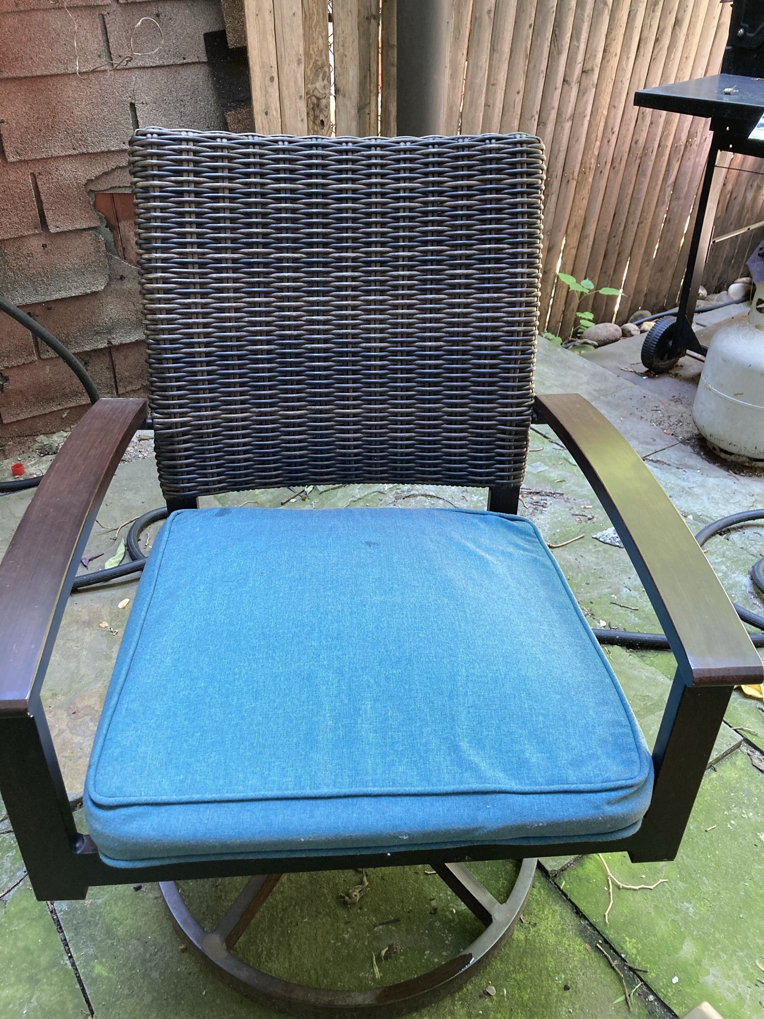 6-Person Aluminum Patio Table / 7-Piece Set - photo 3