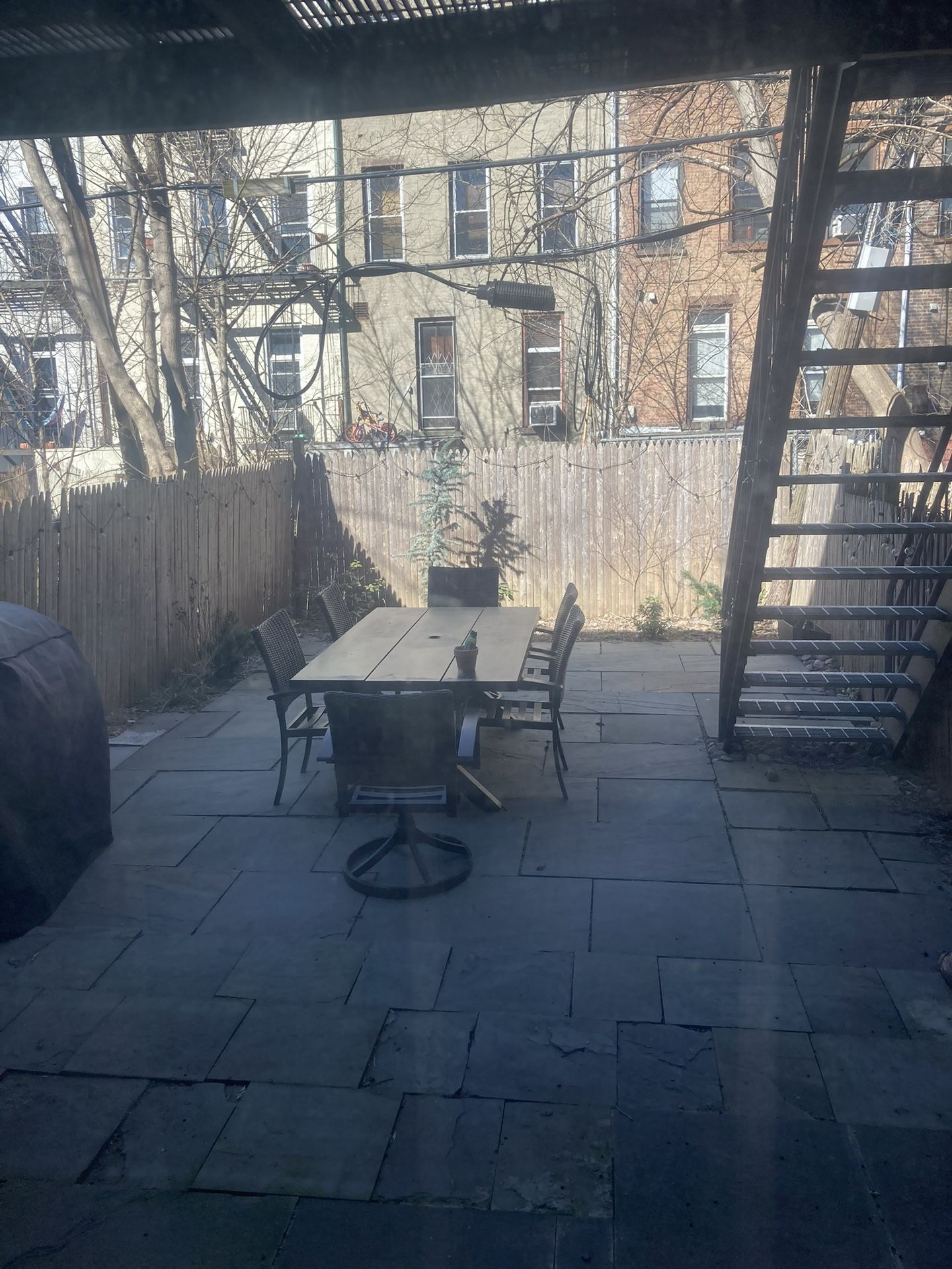 6-Person Aluminum Patio Table / 7-Piece Set - photo 4