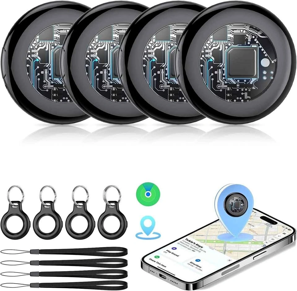 Lucid Tag Smart Tracker Tags 4-Pack for Apple Find My