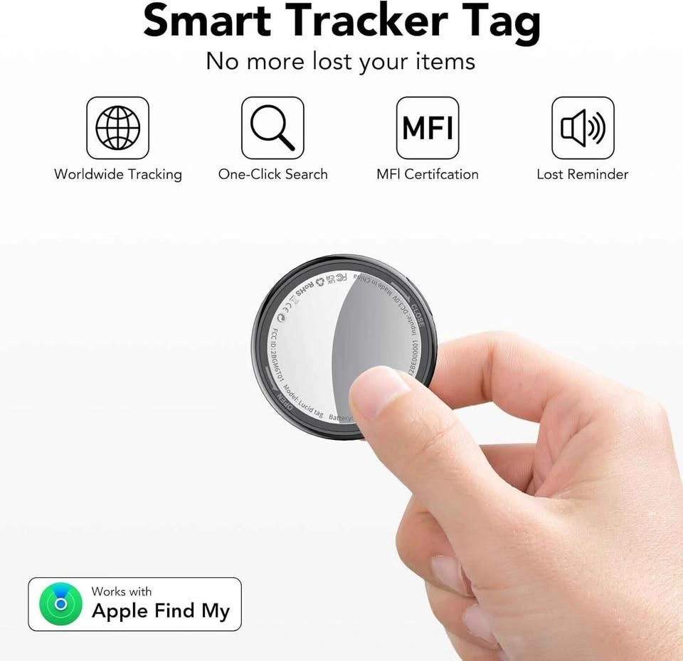 Lucid Tag Smart Tracker Tags 4-Pack for Apple Find My - photo 2