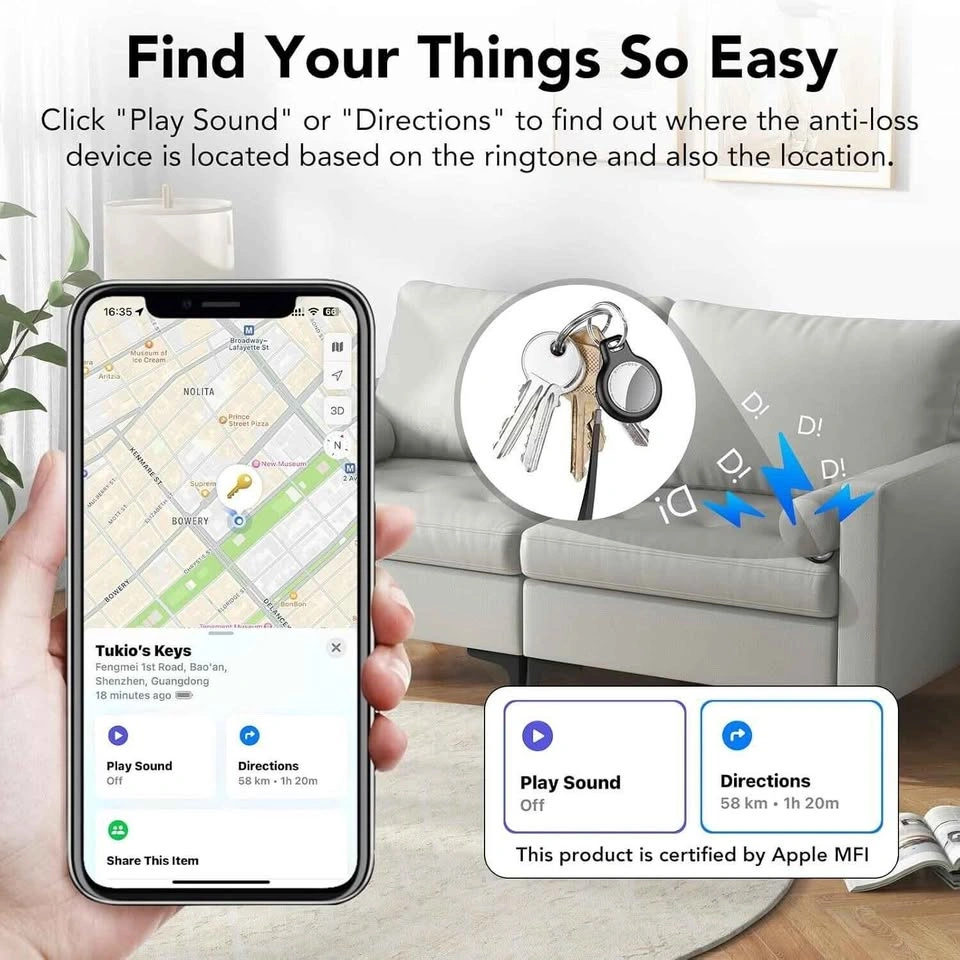 Lucid Tag Smart Tracker Tags 4-Pack for Apple Find My - photo 3