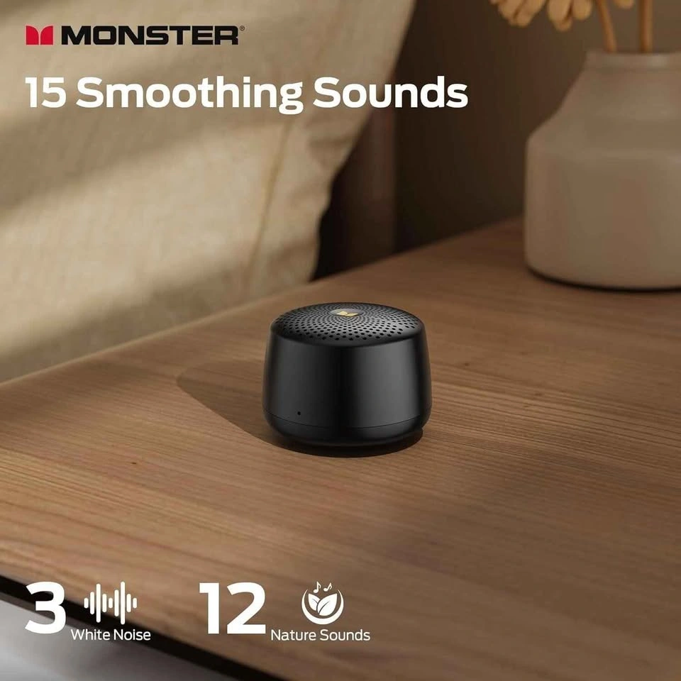 Monster Portable White Noise Sound Machine Sleep Timer - photo 2