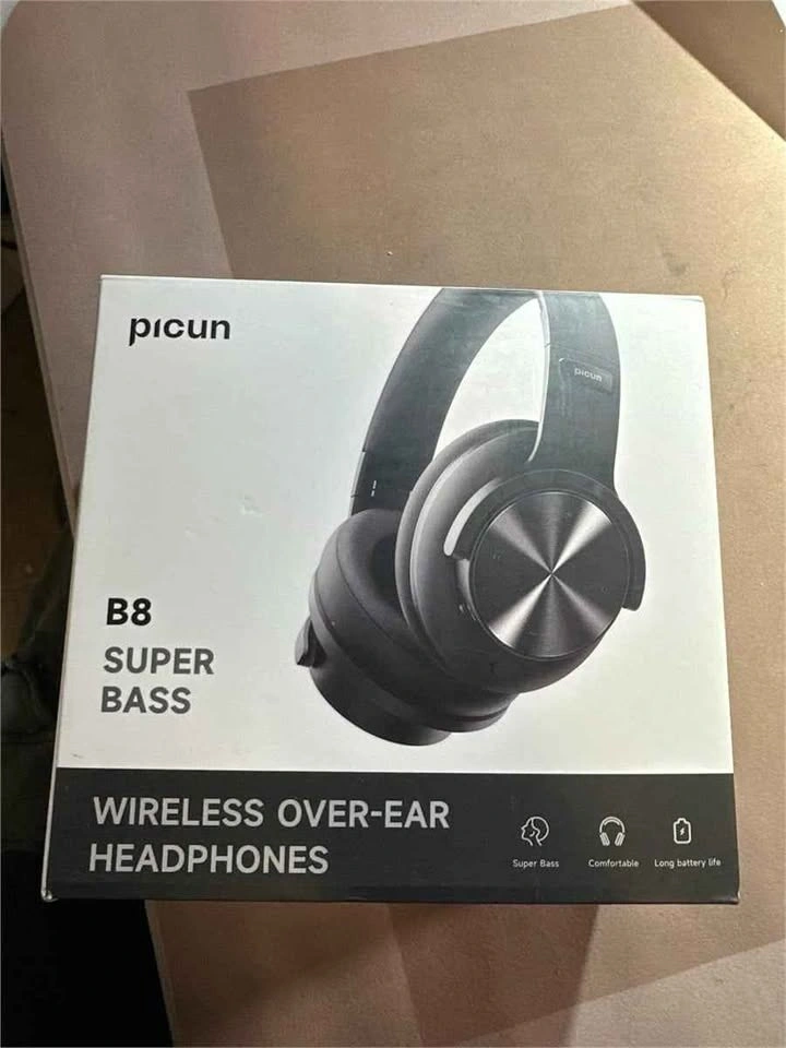 Picun B8 Wireless Over-Ear Headphones Super Bass - photo 4