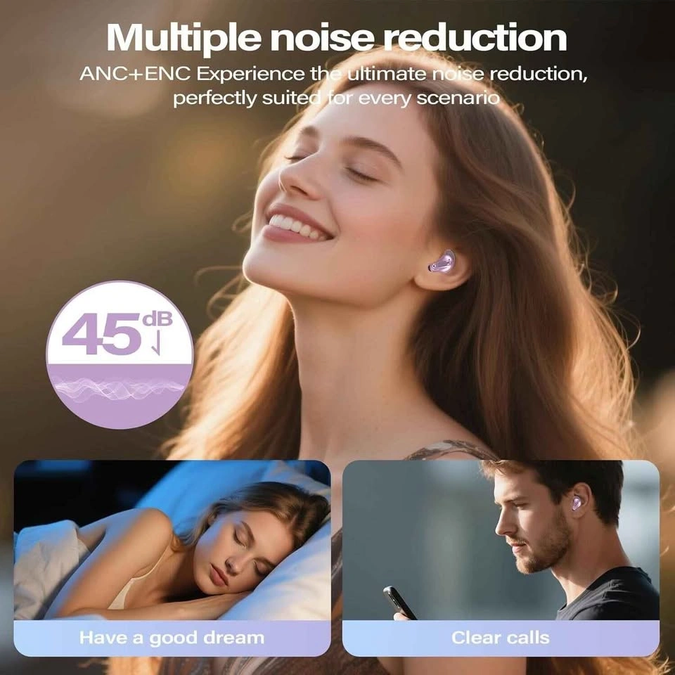 Lavender Noise Cancelling Wireless Earbuds - photo 4