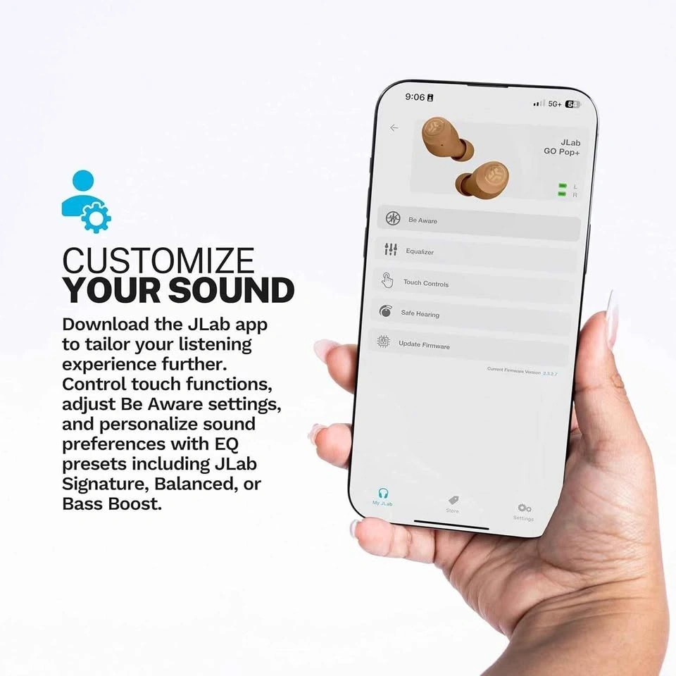 JLab GO Pop+ Brown Wireless Earbuds - photo 2