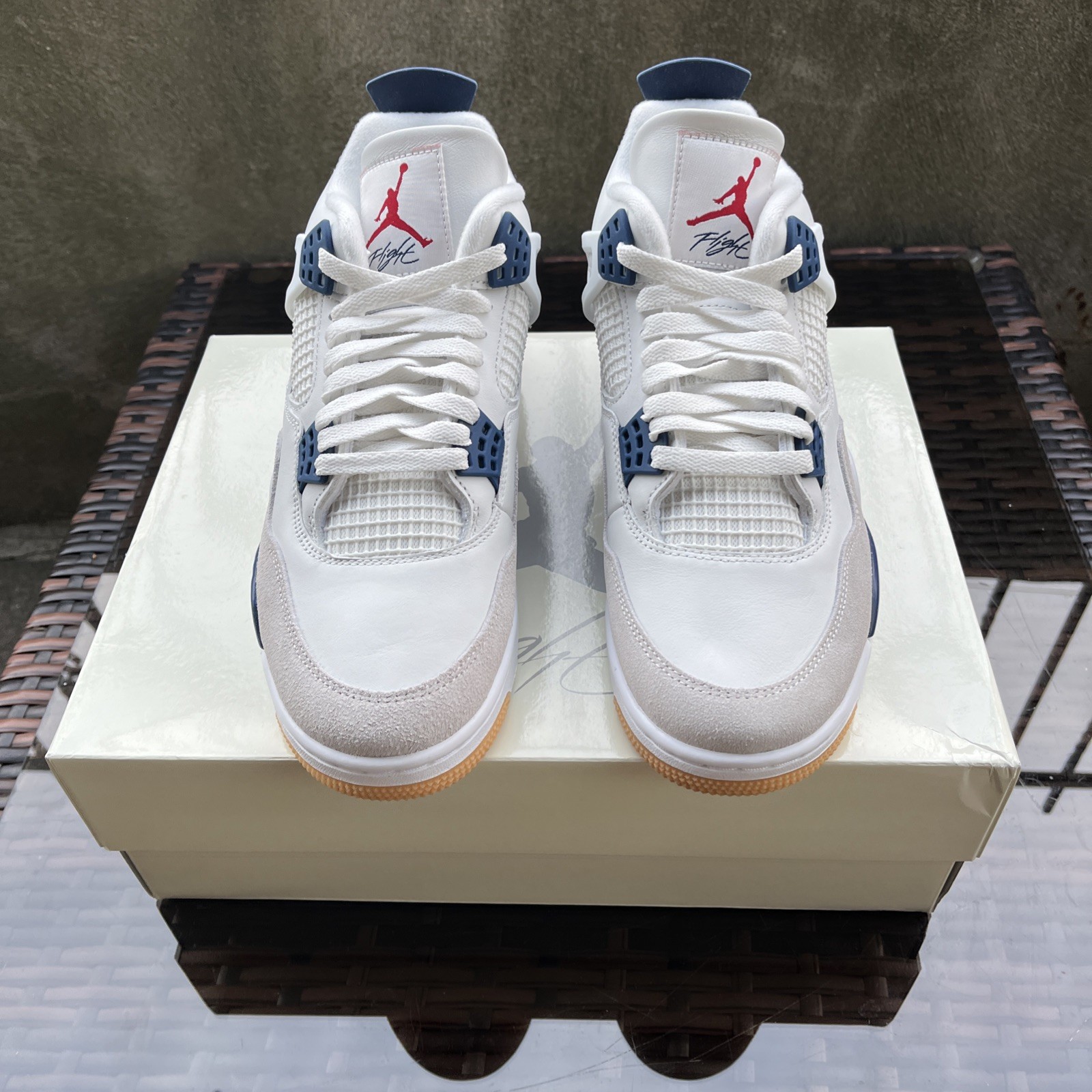 Nike SB x Air Jordan 4 Retro SP Navy Men's 9.5 - photo 2
