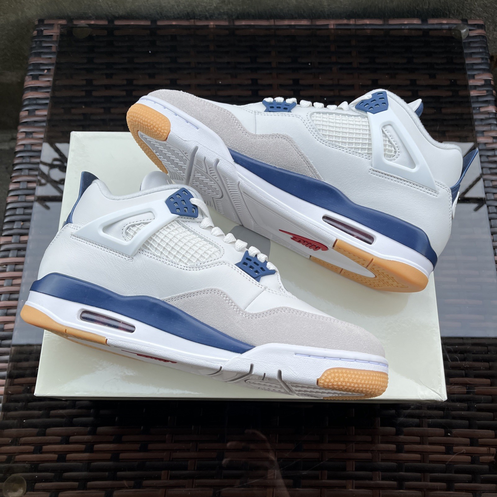 Nike SB x Air Jordan 4 Retro SP Navy Men's 9.5 - photo 4
