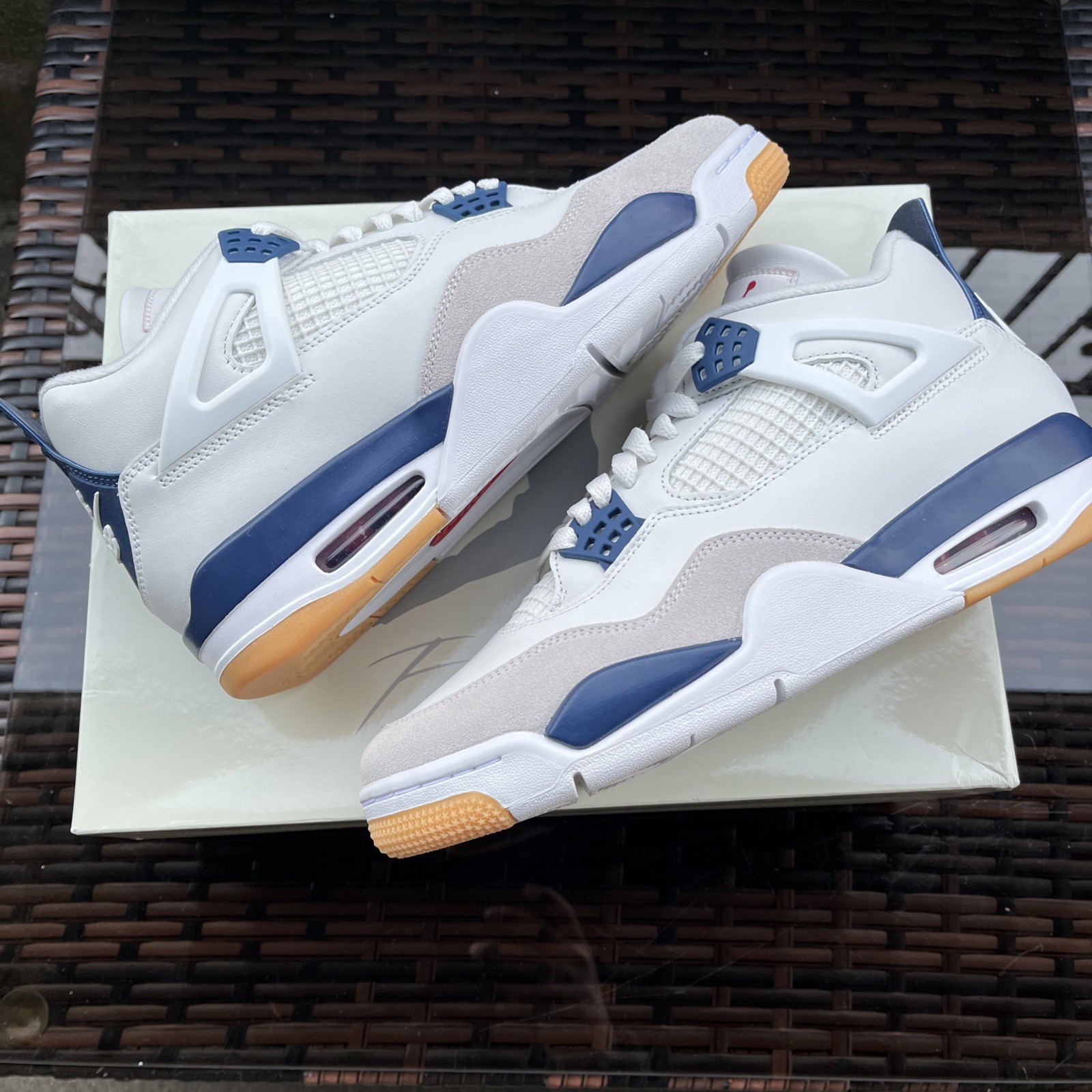 Nike SB x Air Jordan 4 Retro SP Navy Men's 9.5 - photo 5