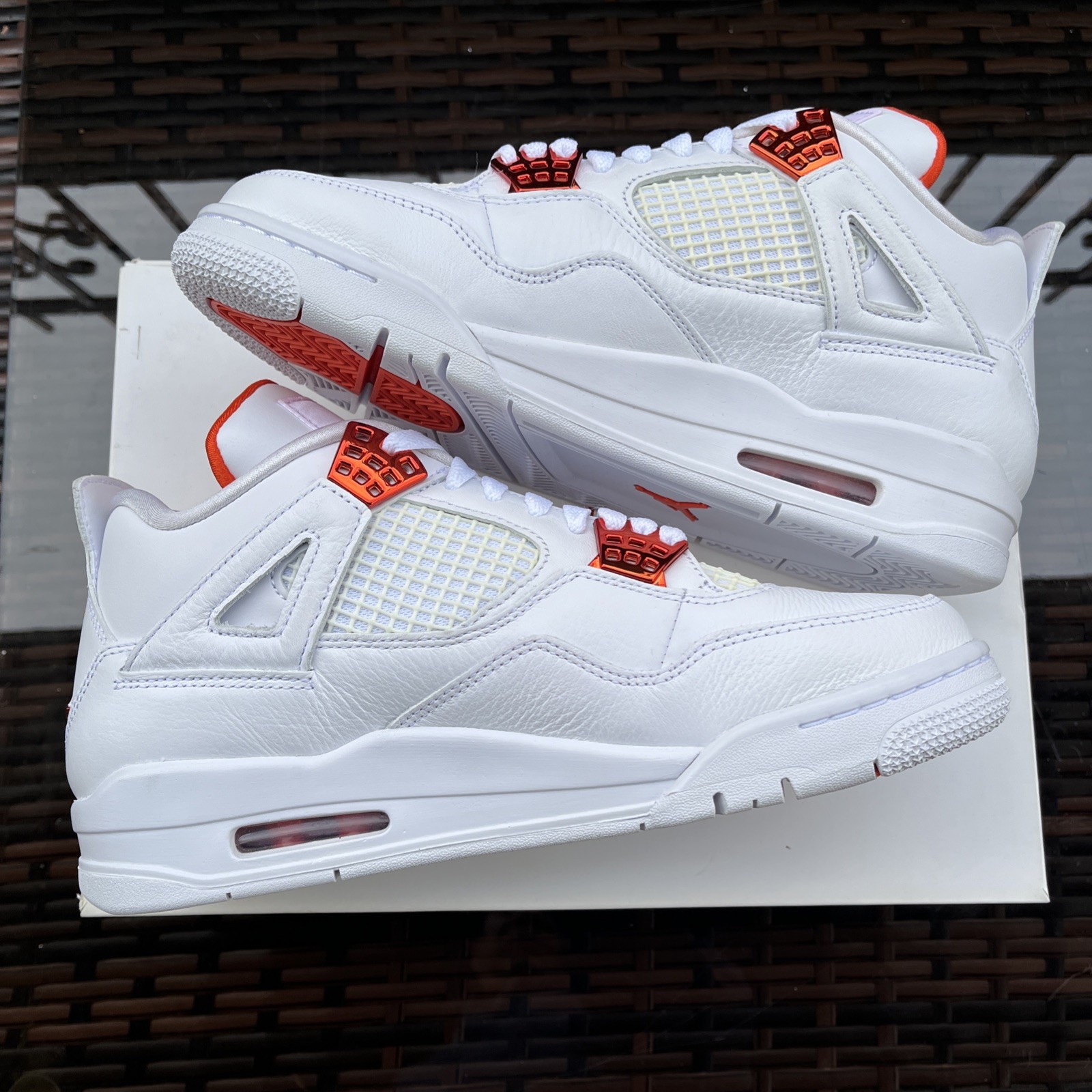 Nike Air Jordan 4 Retro Metallic Orange CT8527-118 Men's Size 8. - photo 5