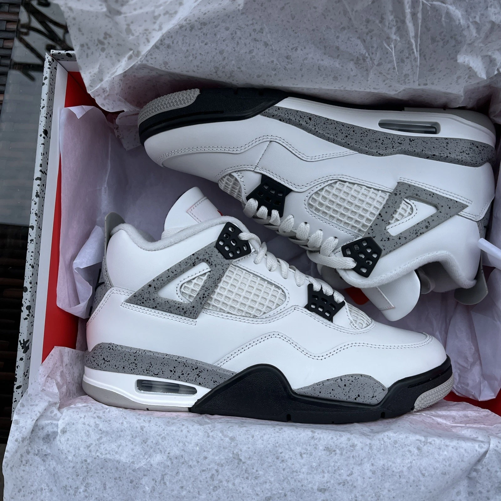 Air Jordan 4 Retro 'White Cement' FV5029-100 Size 7 Men