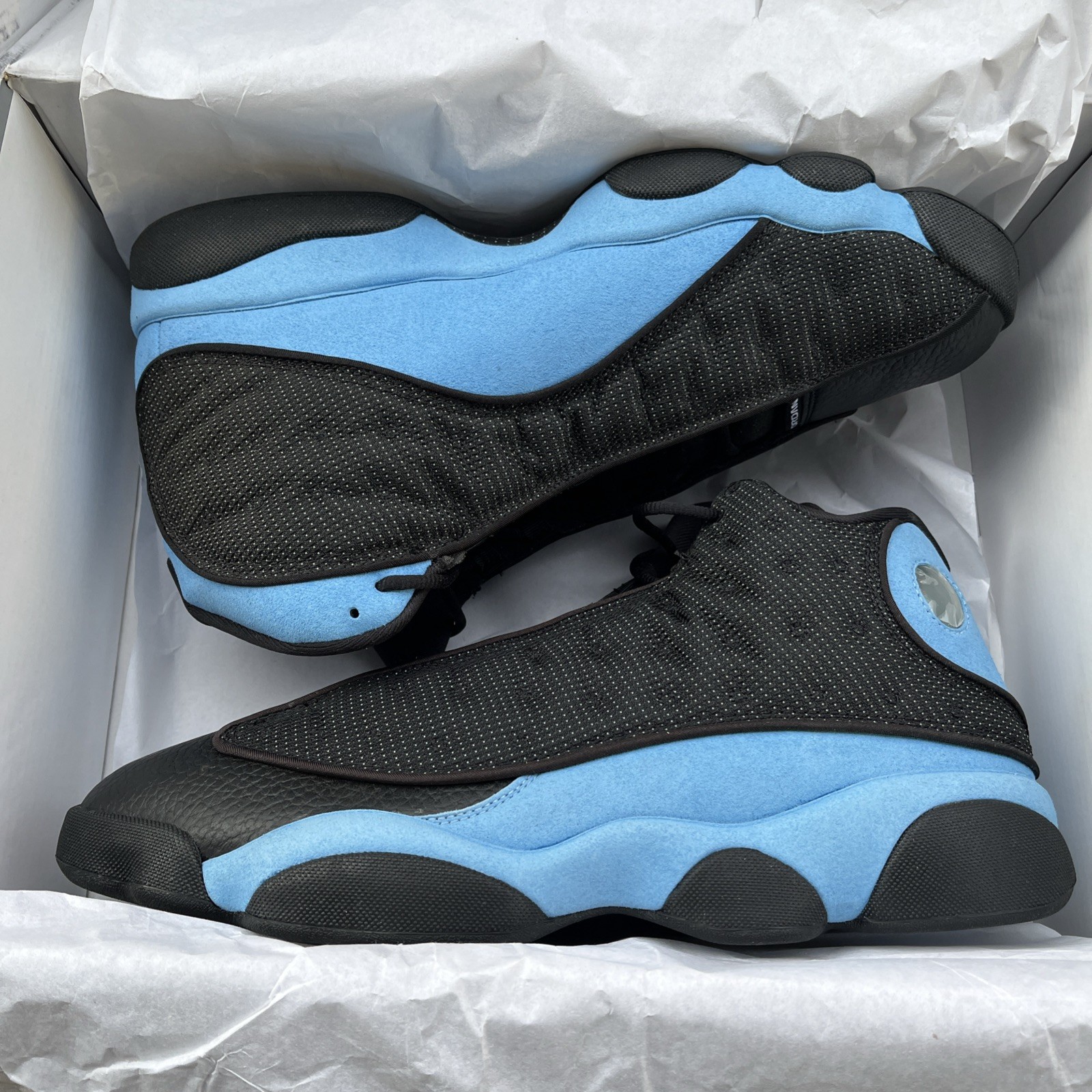 Air Jordan 13 Retro DJ5982 041 Black /University Blue Size 12 Me