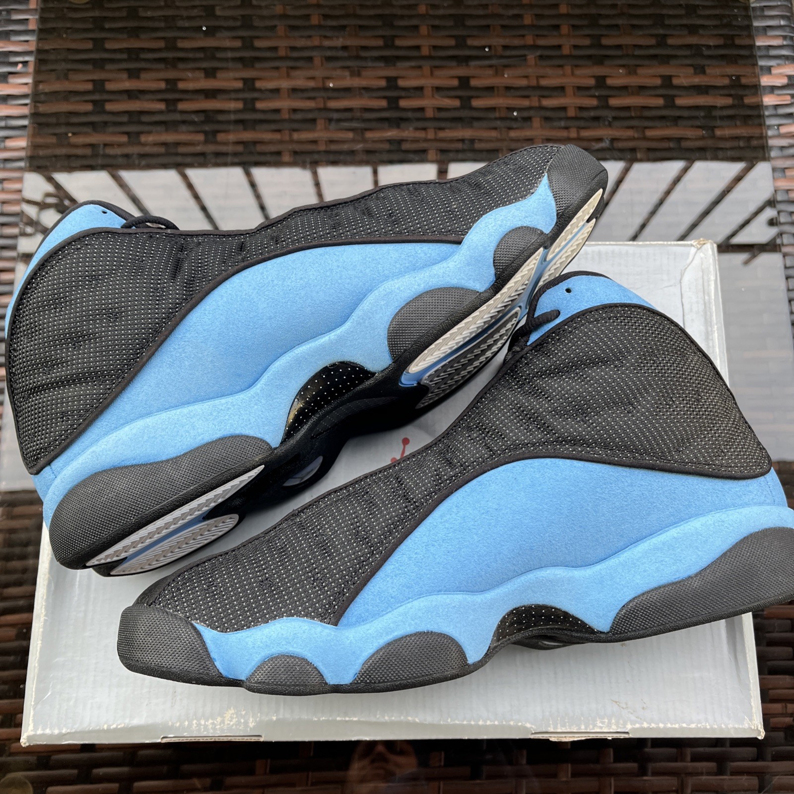 Air Jordan 13 Retro DJ5982 041 Black /University Blue Size 12 Me - photo 4