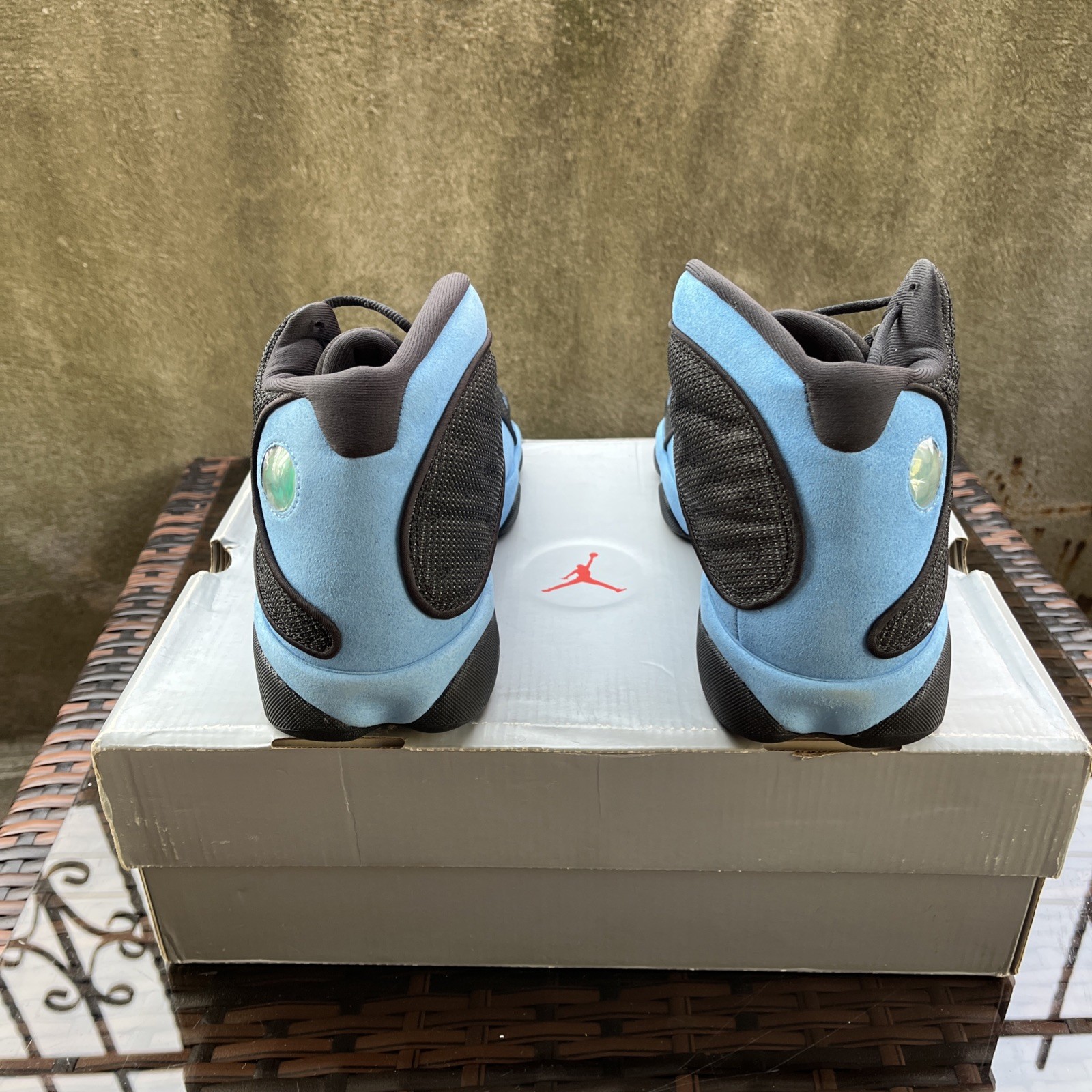 Air Jordan 13 Retro DJ5982 041 Black /University Blue Size 12 Me - photo 5