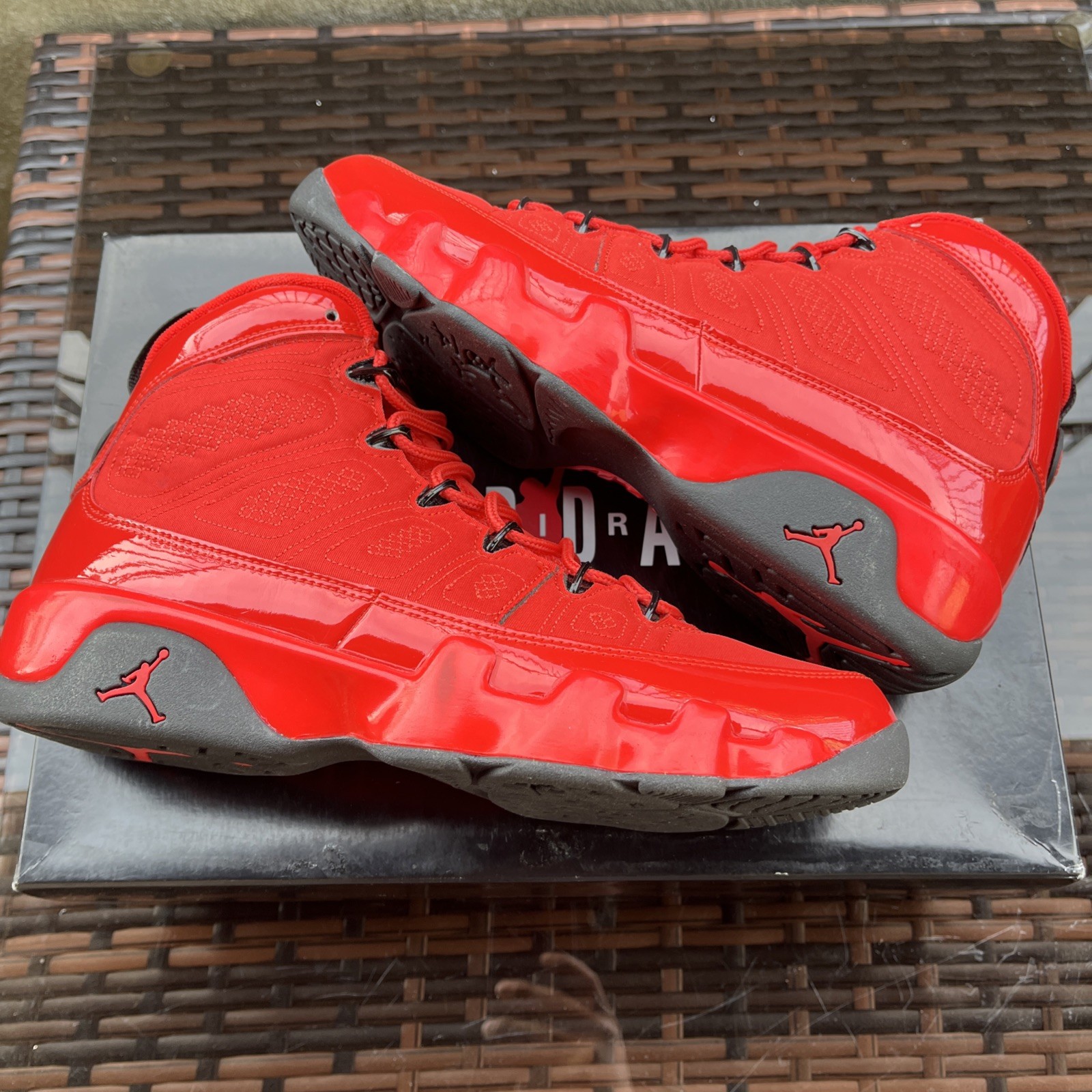 Air Jordan 9 Retro Chile Red/Black Sneakers Size 8.5 - photo 2