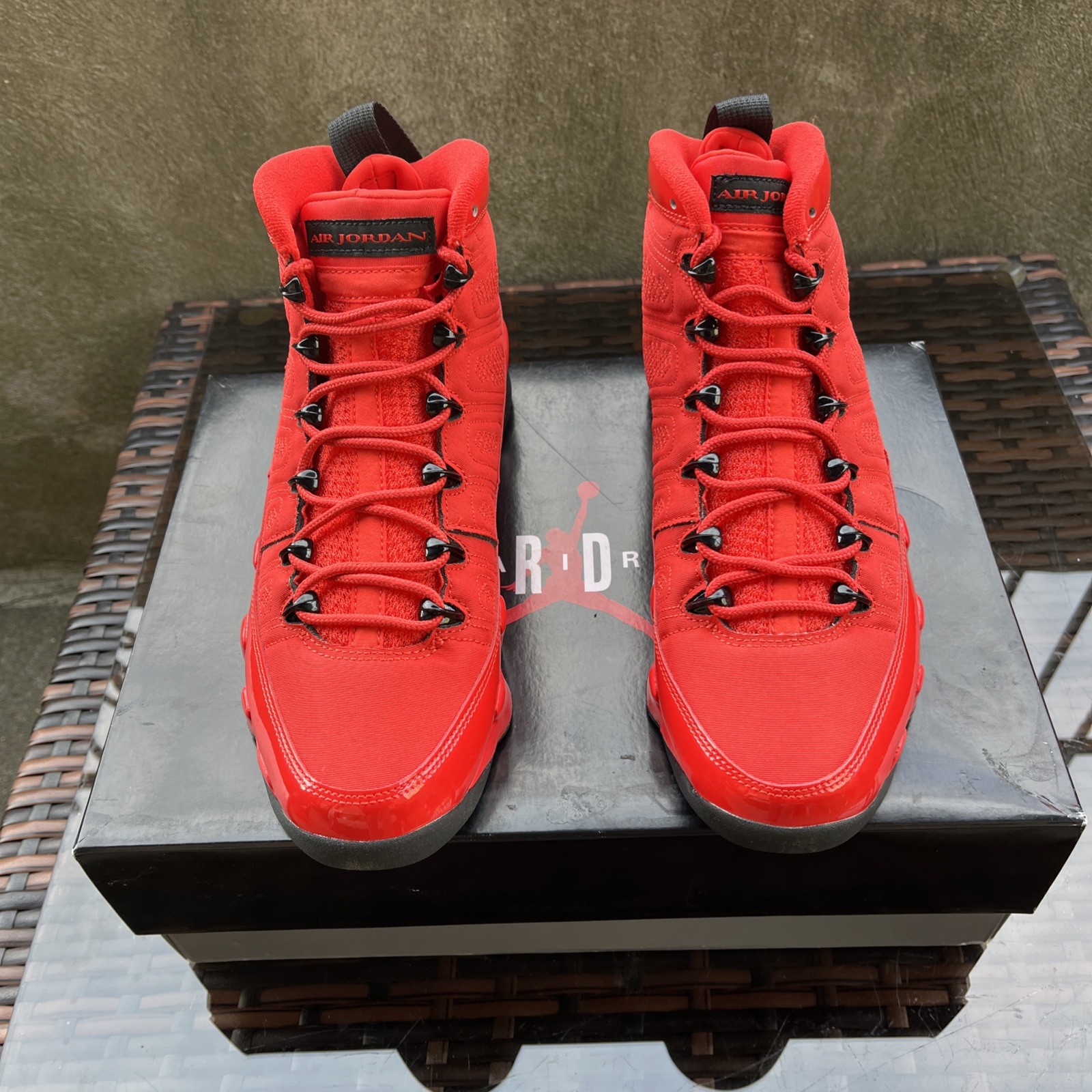 Air Jordan 9 Retro Chile Red/Black Sneakers Size 8.5 - photo 4