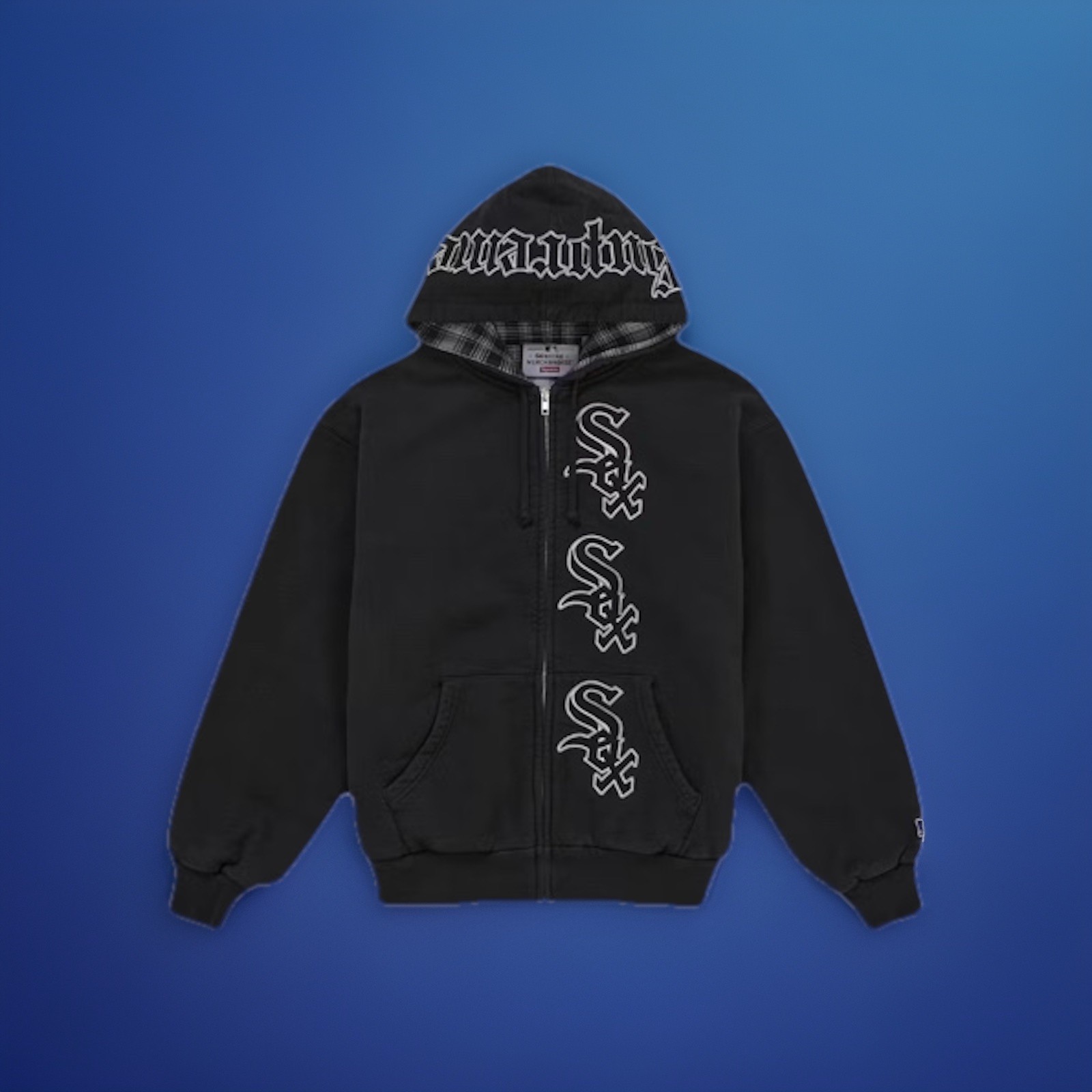 Supreme Chicago White Sox Zip Up Hooded Sweatshirt XL