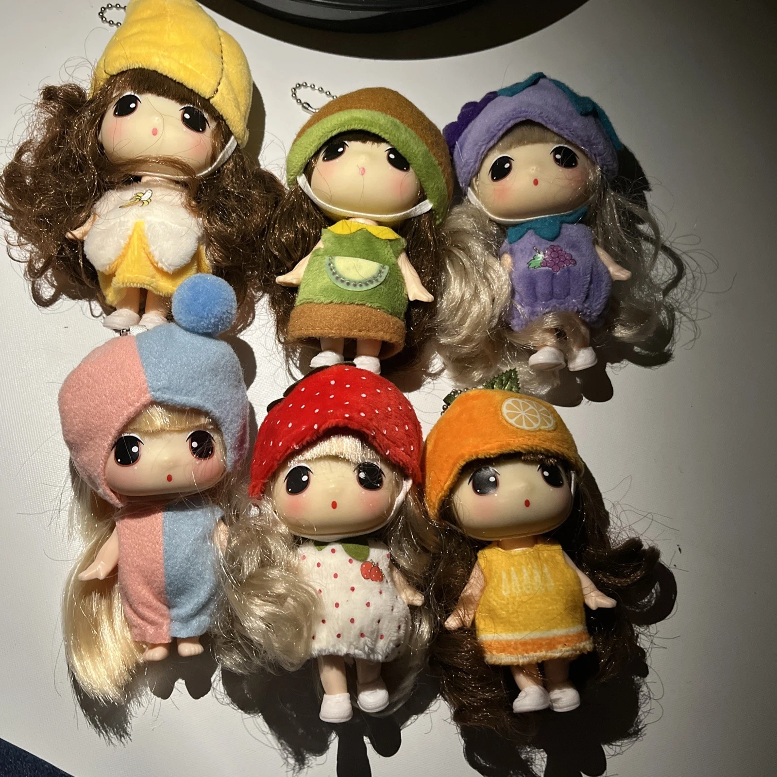 Orange ddung Fruit Baby Mini Figure SM-001 Set (6)