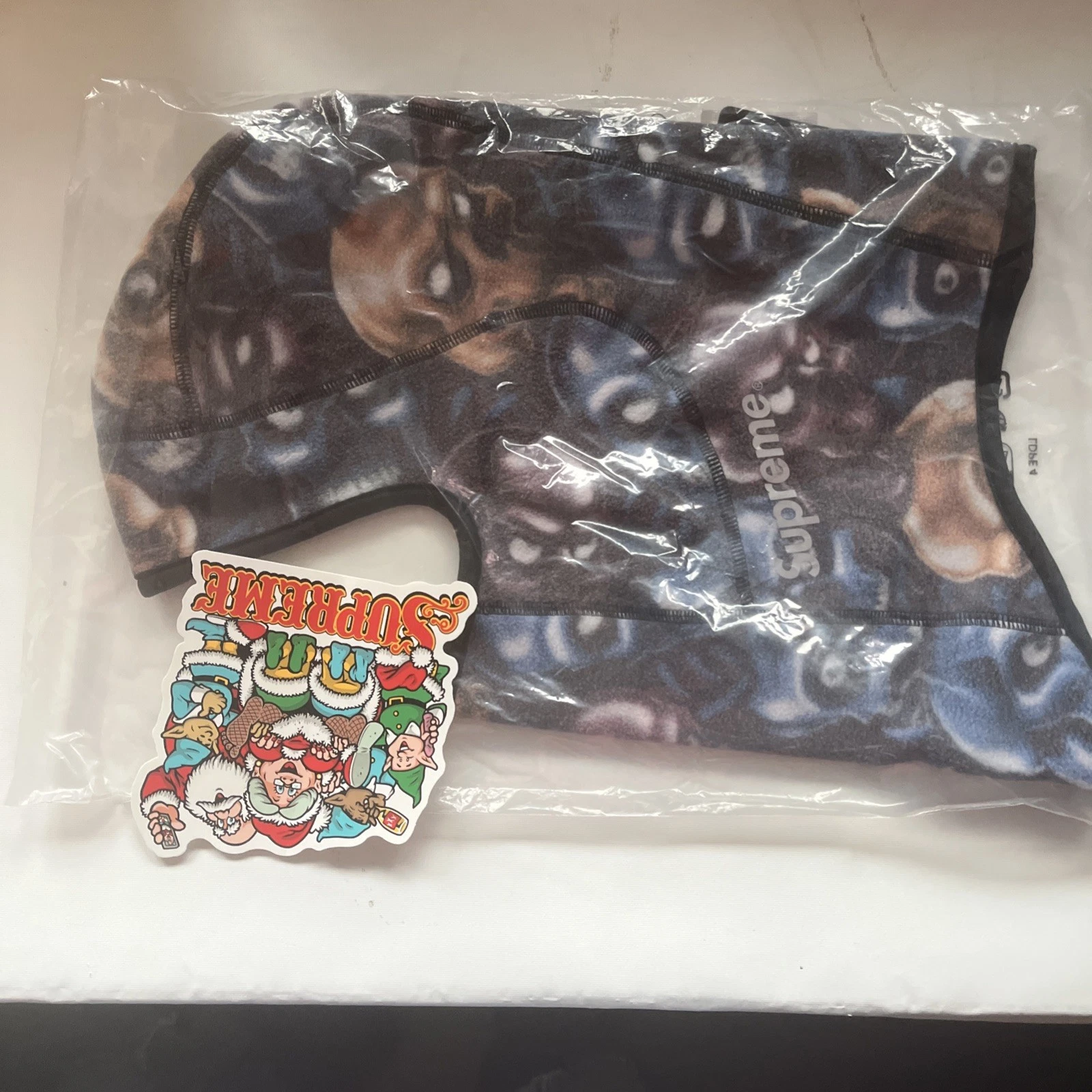 FW25 Supreme X Marmot Fleece Balaclava Skull Pile - photo 3