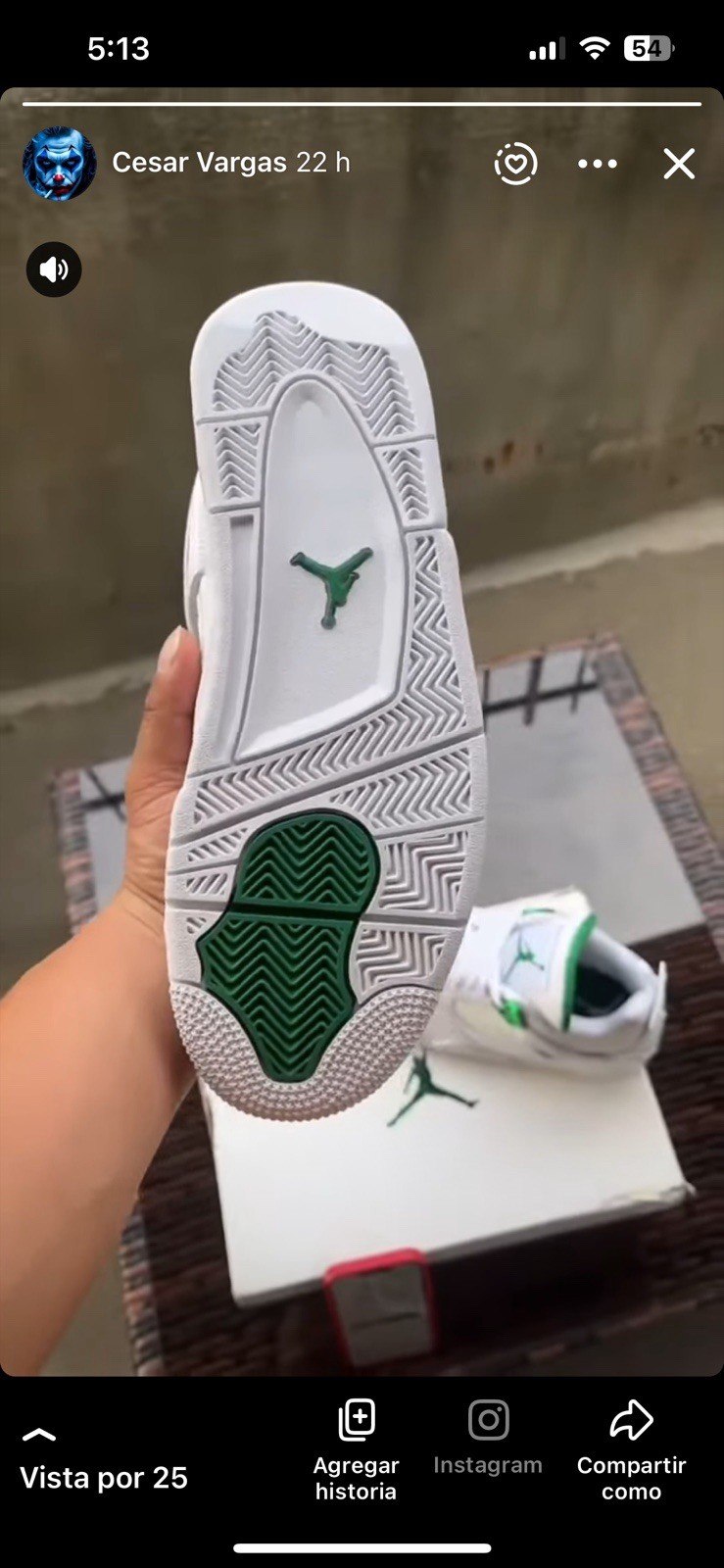 Jordan 4 Retro Green Metallic