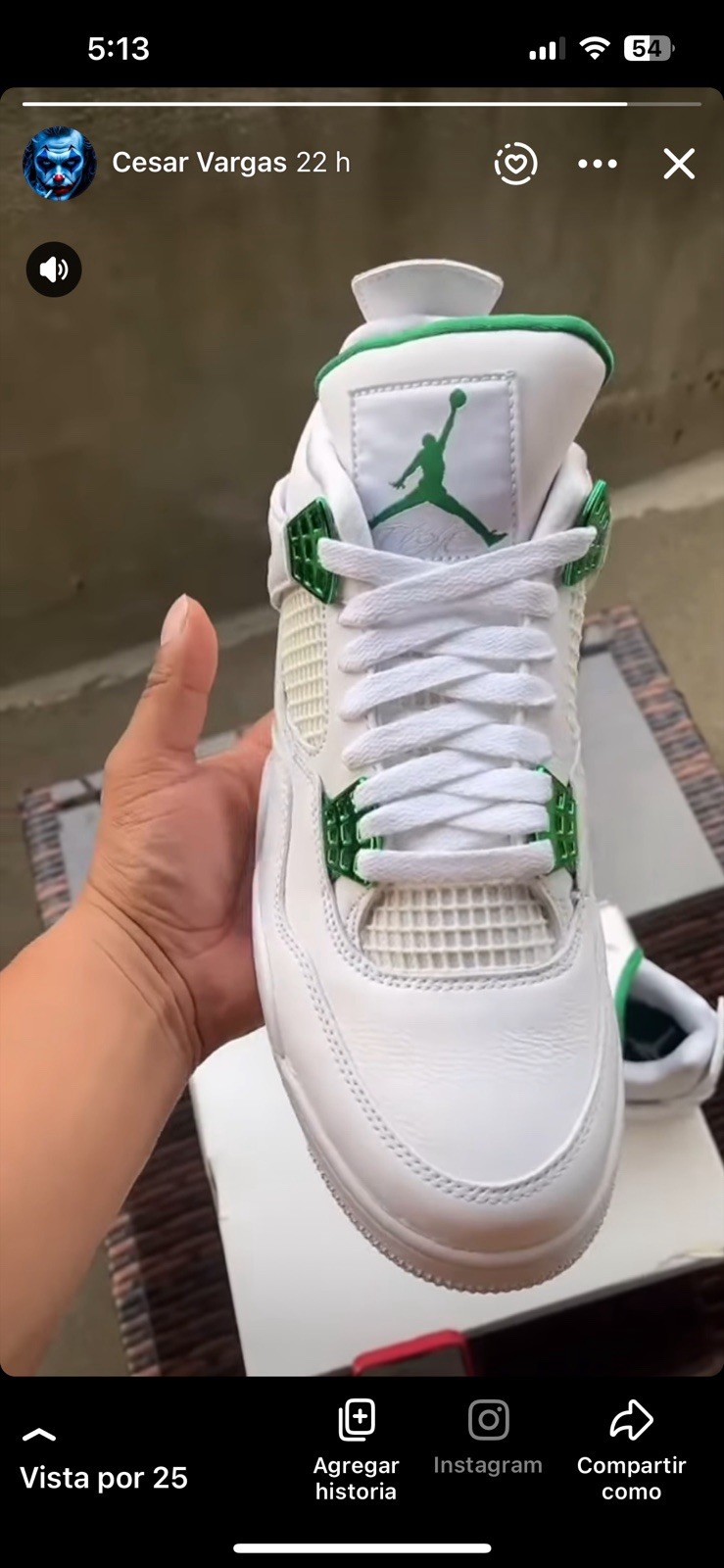 Jordan 4 Retro Green Metallic - photo 3