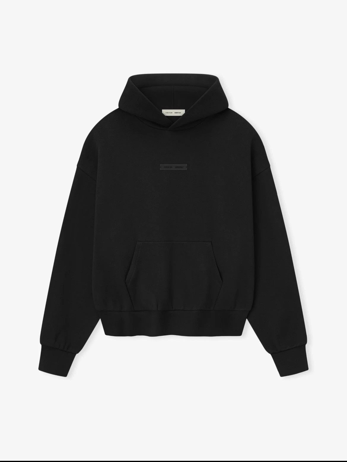 Fear of God Essentials Hoodie 'Jet Black' - Size XS