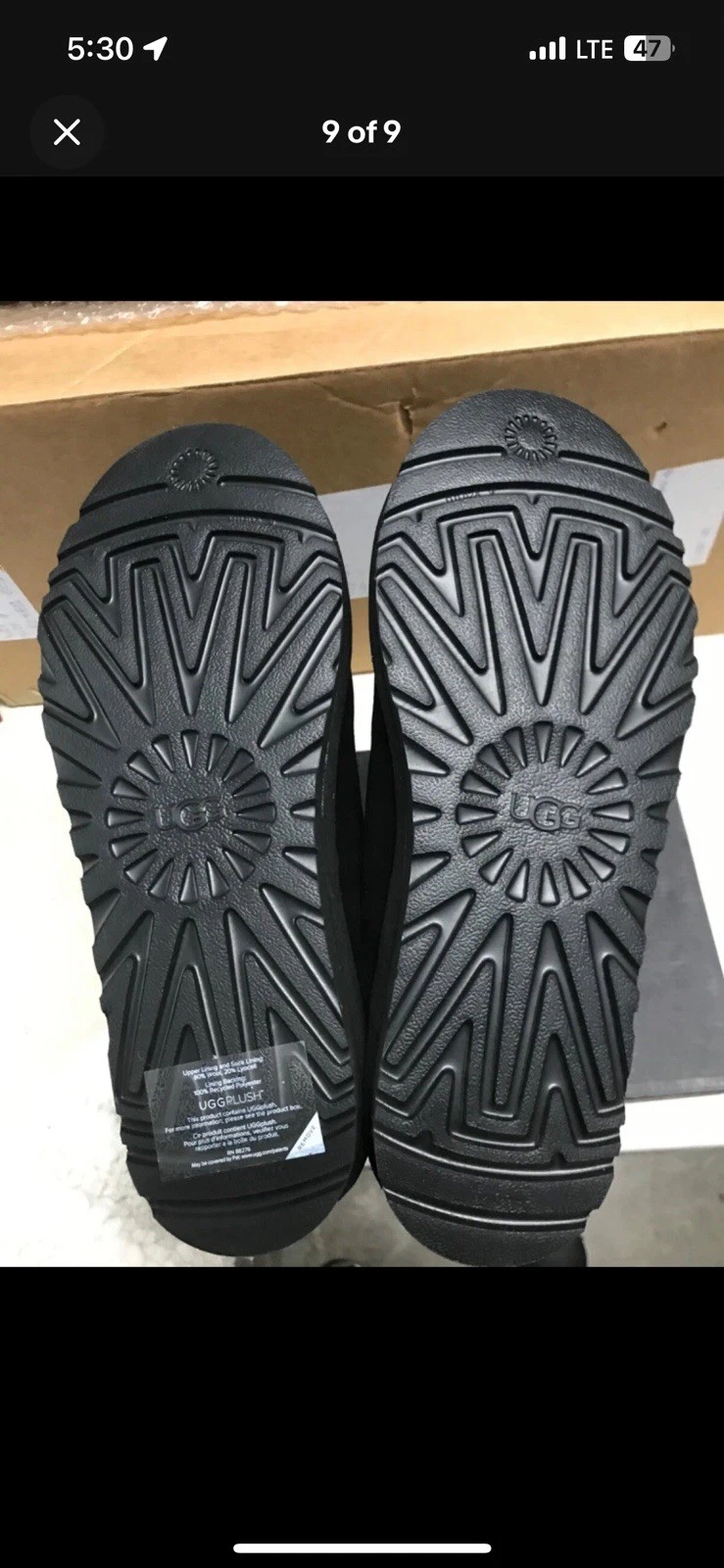 UGG Tasman Slipper 'Graphic Shadow - Black' 1129140 BLK Men's - photo 2
