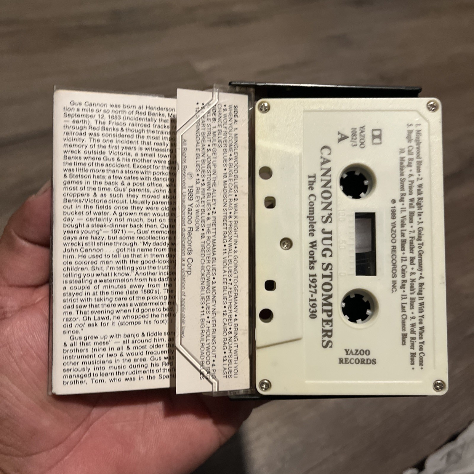 Cannon's Jug Stompers: The Complete Works 1927-30 - Cassette YAZ - photo 5