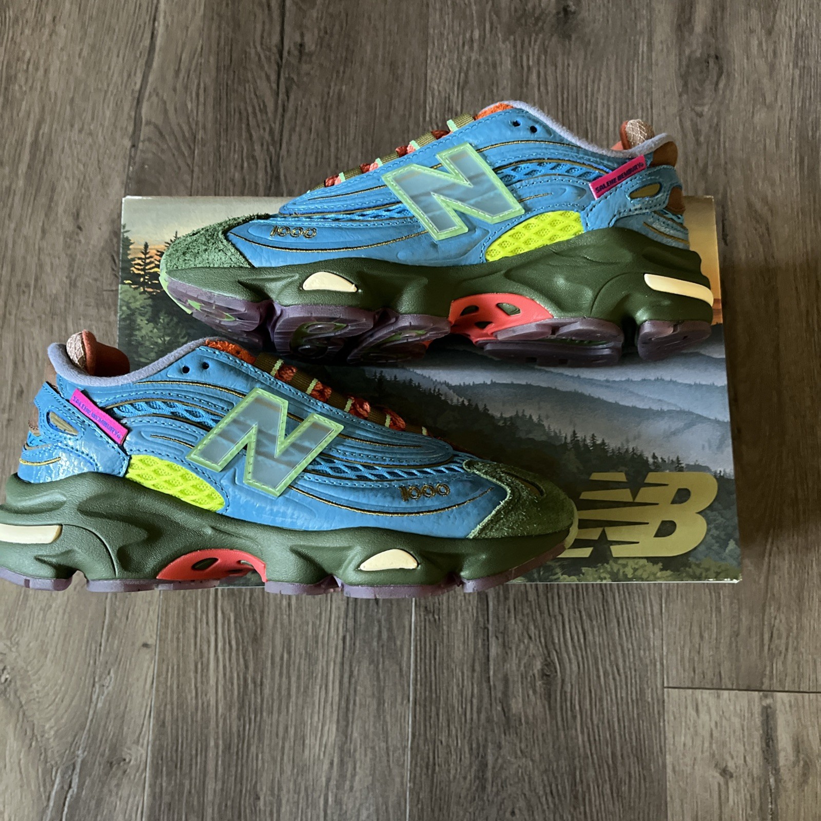 New Balance x Salehe Bembury 1000 Blue/Lime/Red M1000BM