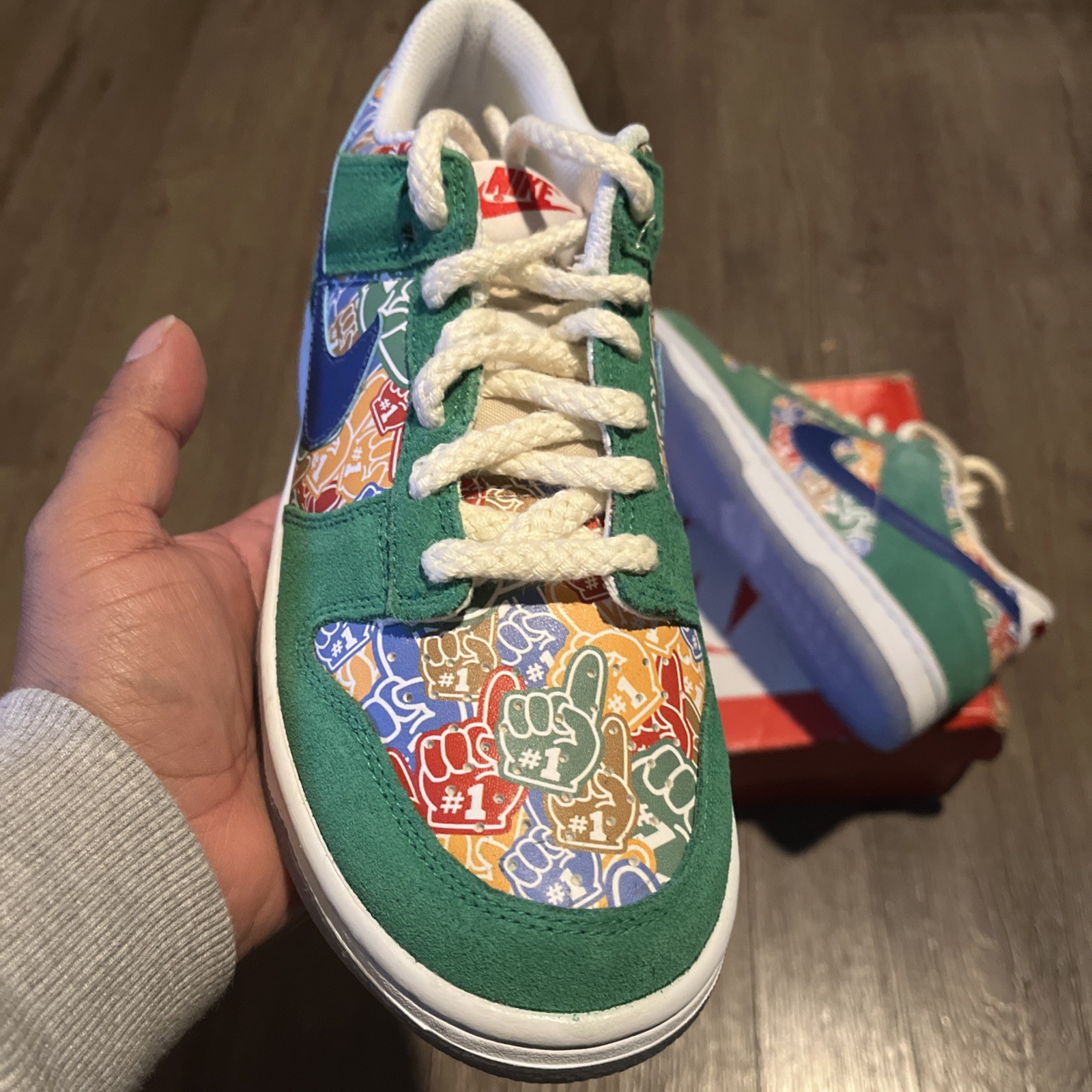 Nike Dunk Low Foam Finger Youth 6 / Women 7.5 New - photo 4